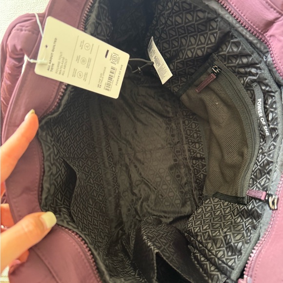 Athleta Quilted Tote Bag in Dark Purple - Picture 7 of 7